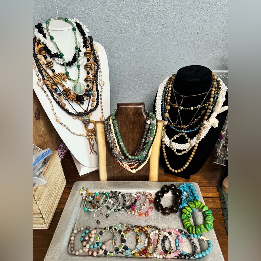 Stone, Shell Bone, Pearl-Natural Element Bundle